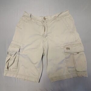 Levi's Cargo Shorts Mens W33 Tan Khaki Cotton Utility Workwear Gorpcore Hiking